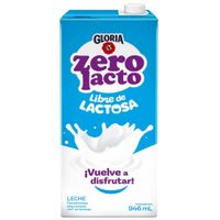 Leche UHT GLORIA Zero Lacto Caja 946ml