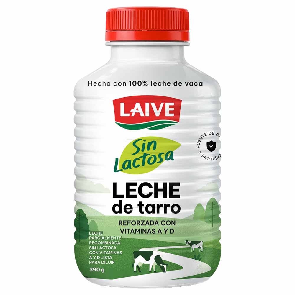 Leche sin Lactosa LAIVE Botella 390g