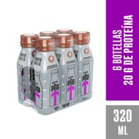 Bebida Láctea GLORIA Pro Day Choco Botella 320ml Paquete 6un