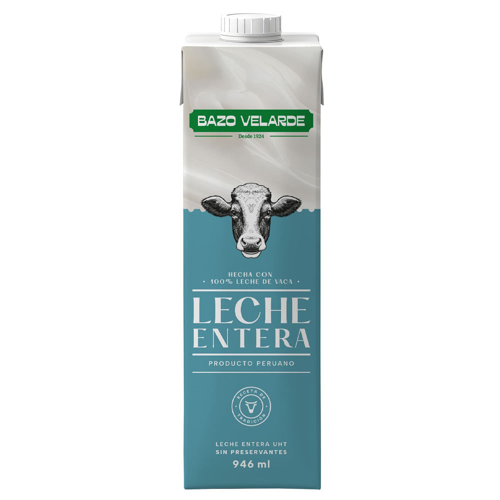 Leche Entera UHT BAZO VELARDE Caja 946ml