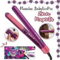 Plancha Alisadora BabylissPro Hip Ionica Magenta Temperatura 450F