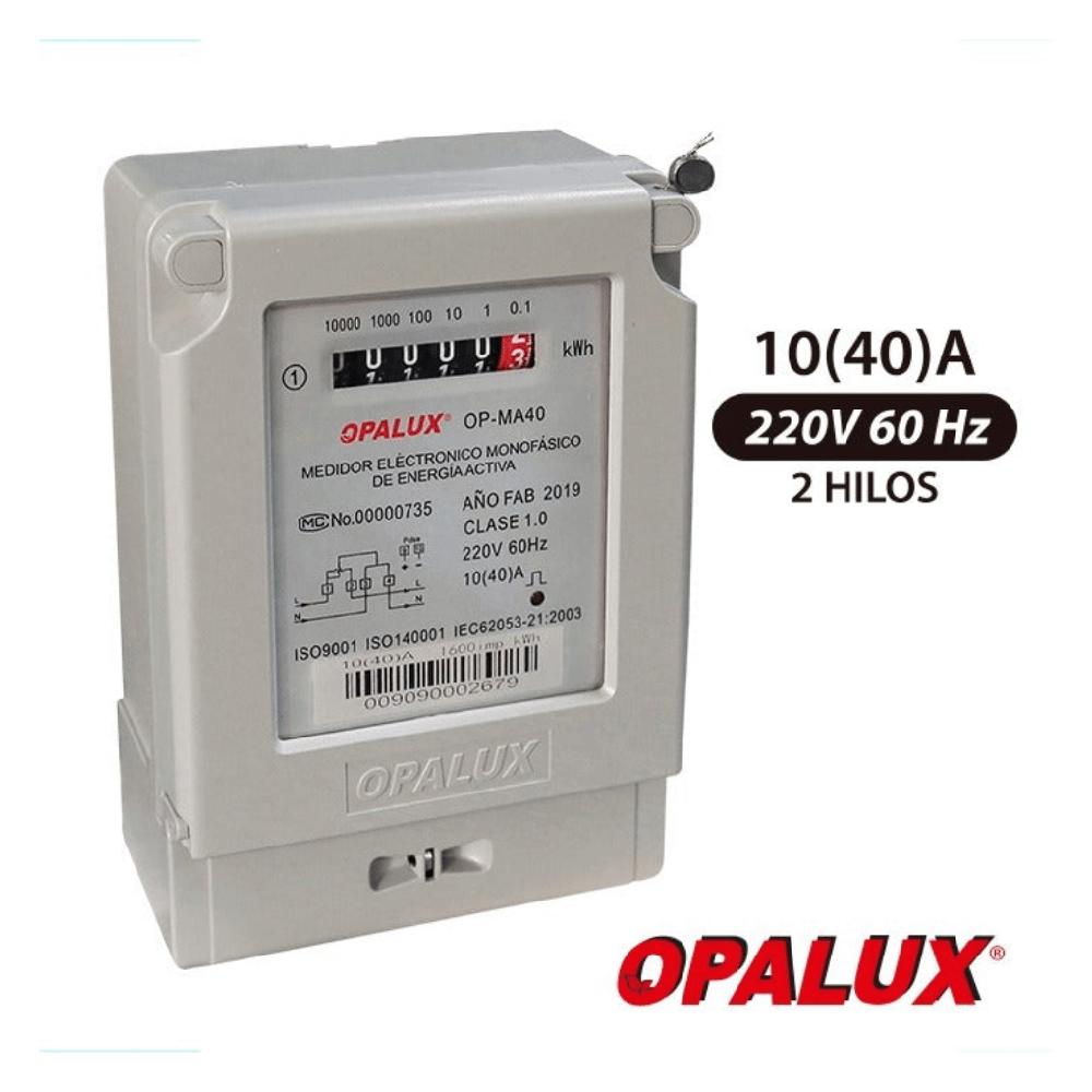 Medidor de Energía Monofásico Analógico 220V OP-MA40