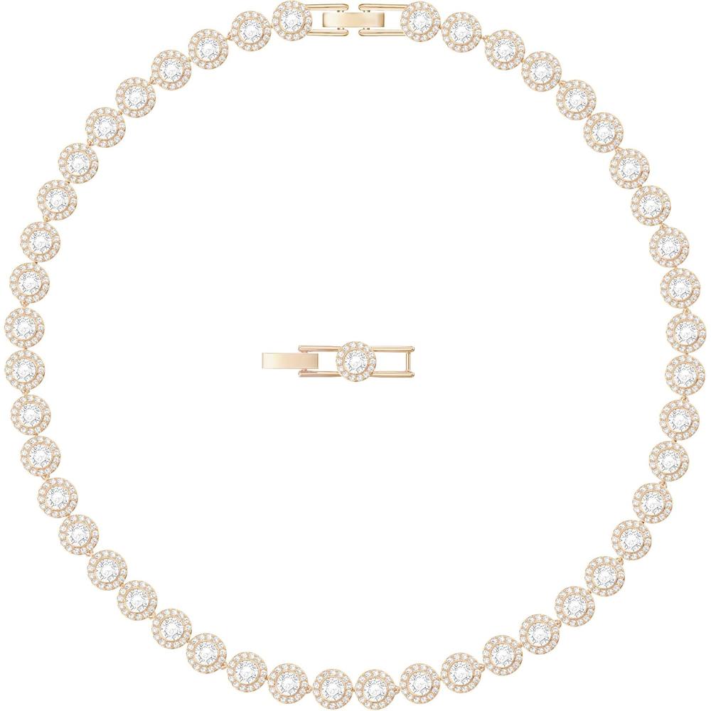 SWAROVSKI COLLAR CHOKER UNA ANGELIC ORO ROSA | ORO ROSA