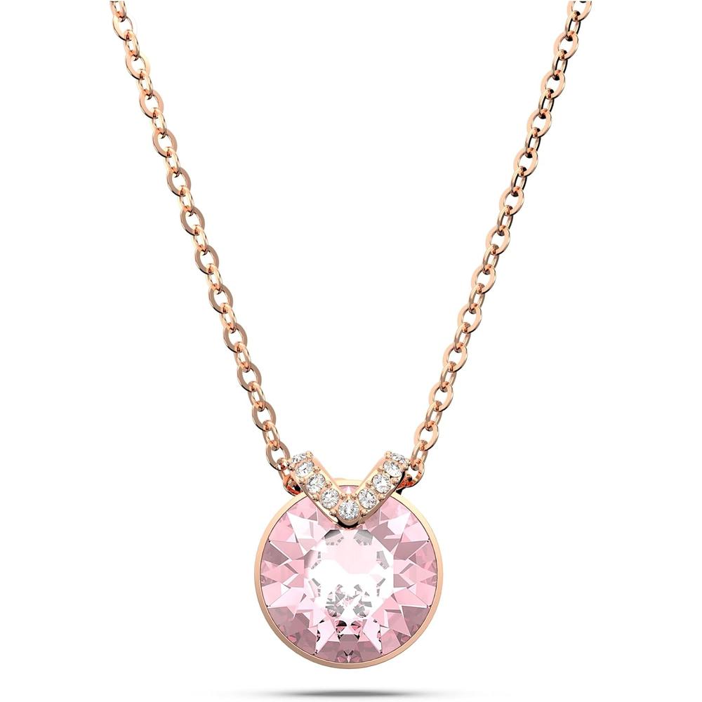 SWAROVSKI COLLAR PENDIENTE BELLA ORO ROSA | ORO ROSA