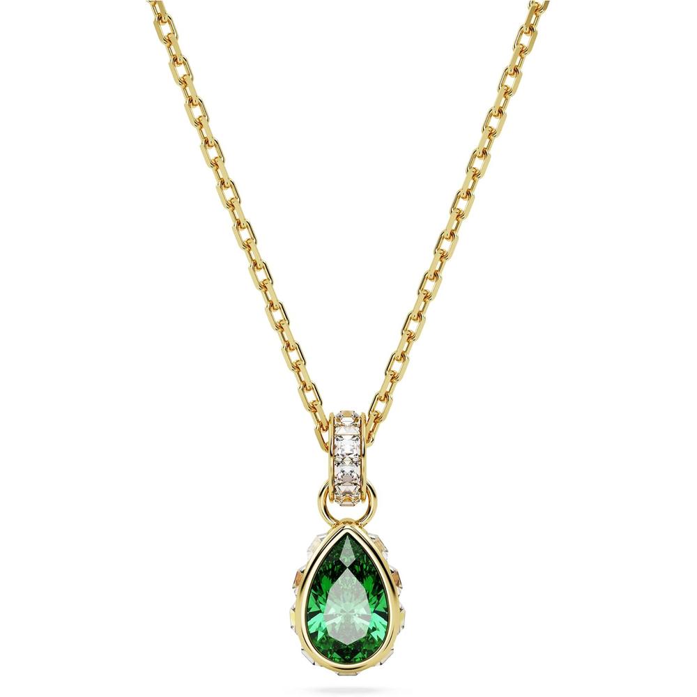 SWAROVSKI COLLAR PENDIENTE PERA CHROMA ORO | VERDE