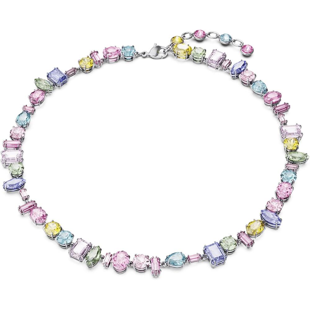 SWAROVSKI COLLAR MIXTO GEMA RODIO | MULTICOLOR