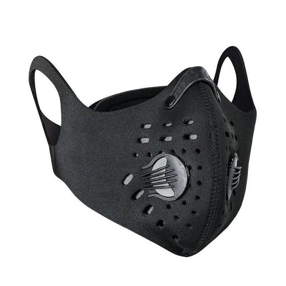 Mascarilla Deportiva Negra - Sport Mask Black - Genieka Negro