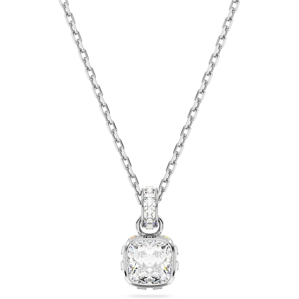 SWAROVSKI COLLAR BIRTHSTONE ABRIL RODIO | PLATEADO