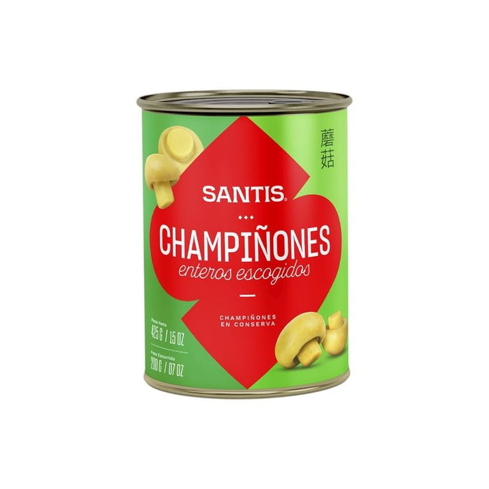 Champiñiones Santis Enteros Escogidos