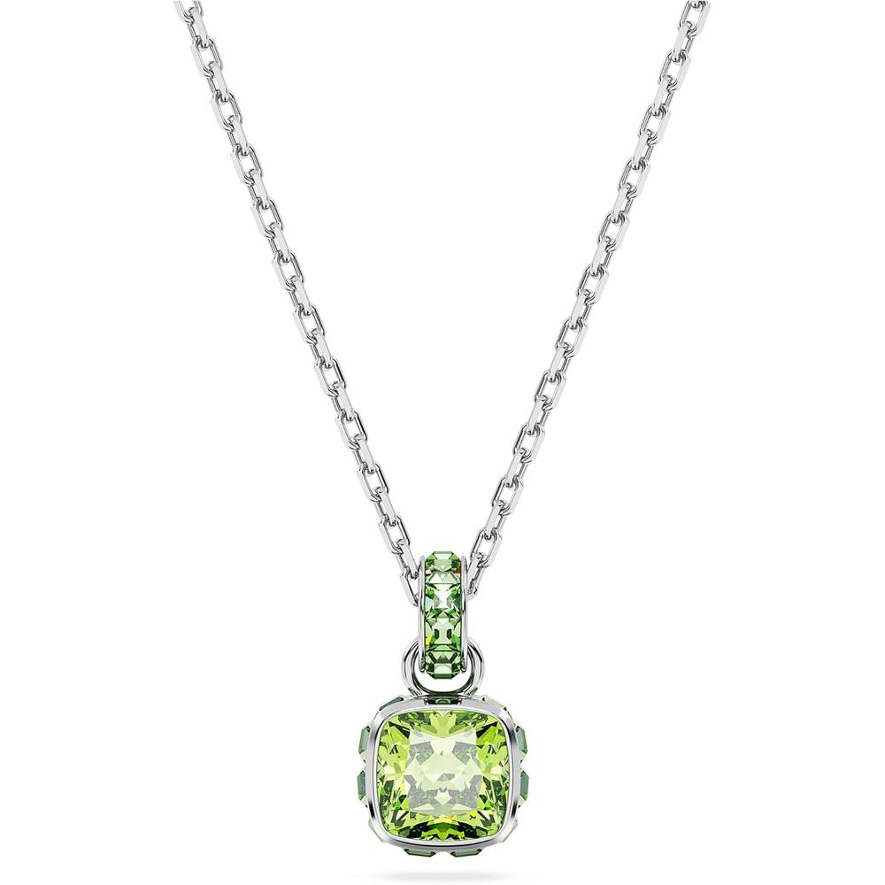 SWAROVSKI COLLAR BIRTHSTONE AGOSTO RODIO | VERDE