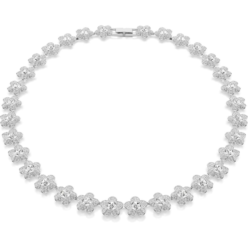 SWAROVSKI X ARIANA GRANDE COLLAR FLORES RODIO | TRANSPARENTE