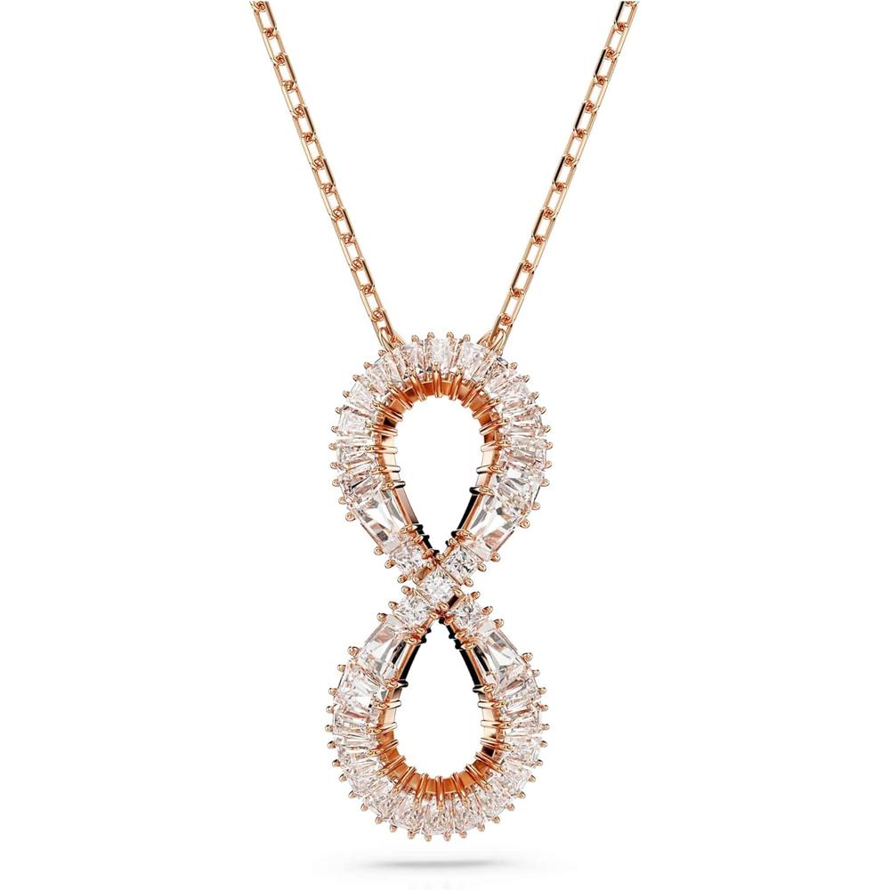 SWAROVSKI COLLAR PENDIENTE INFINITO HYPERBOLA ORO ROSA | ORO ROSA / PLATEADO