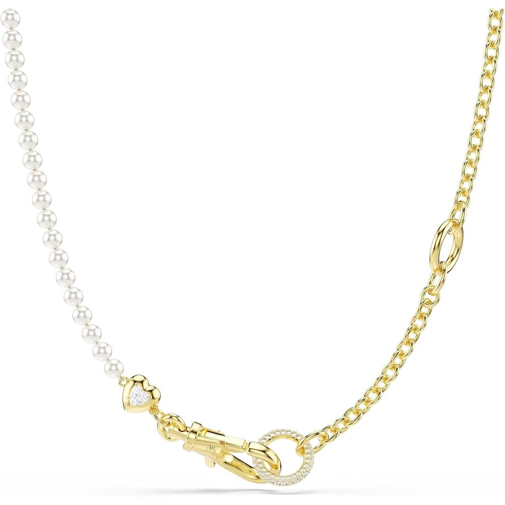 SWAROVSKI COLLAR SS26 | BLANCO/DORADO