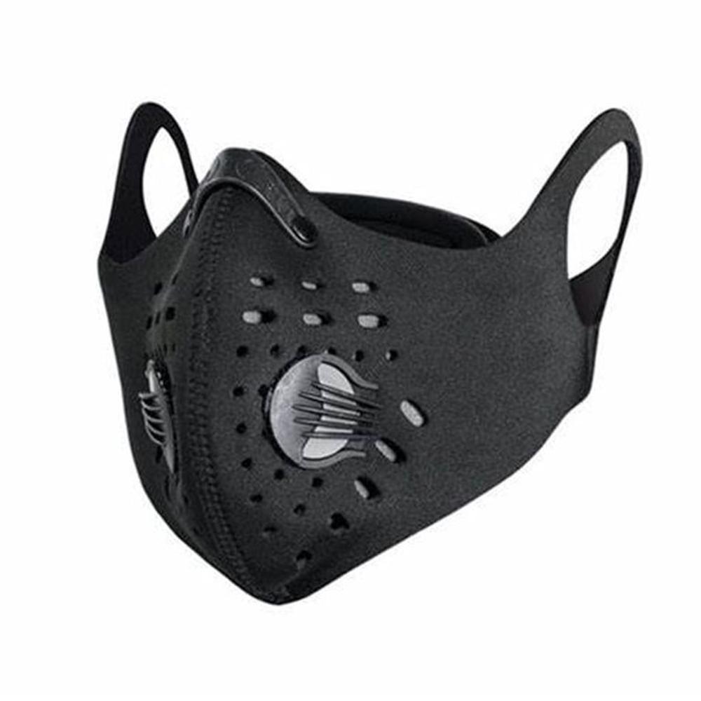Mascarilla Sport Mask Black Ciclismo Negra Deporte Genieka Negro
