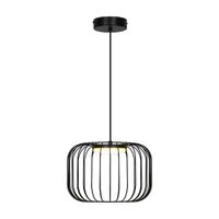Lámpara Colgante Trendy 15W Negro Orange