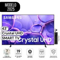 Televisor Samsung 43 Crystal UHD 4K Smart TV UN43U8000FGXPE - Negro