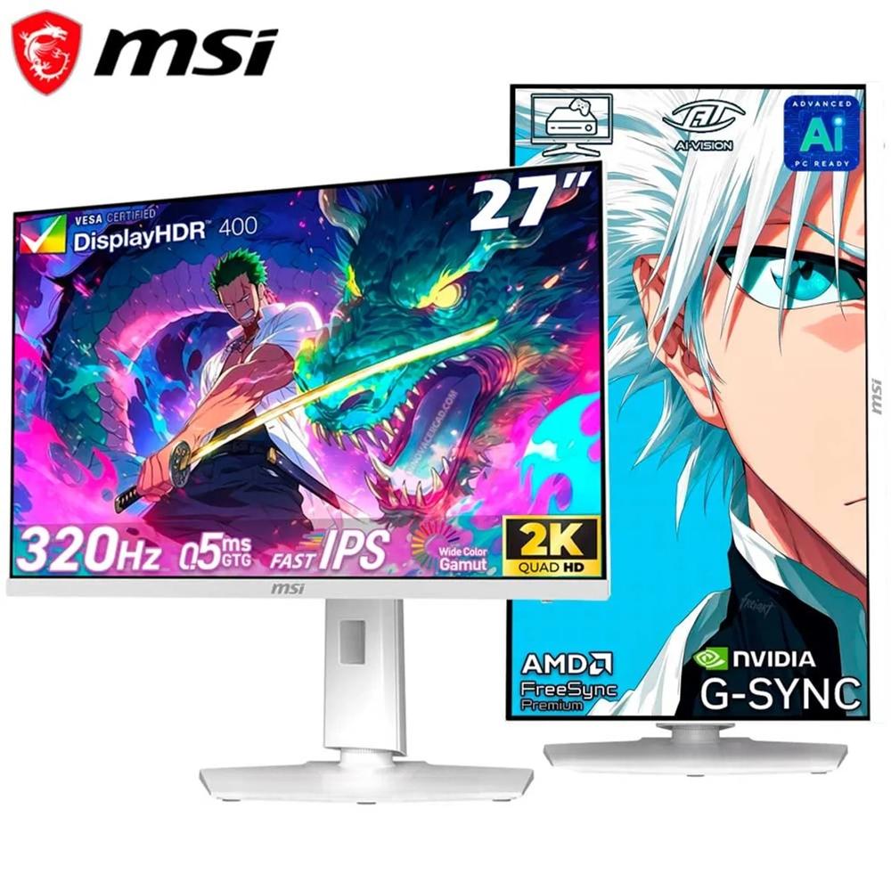 Monitor MSI Gaming MAG 274QRFW X32, 27"" WQHD 2K, 320Hz, 0,5ms, Pivote