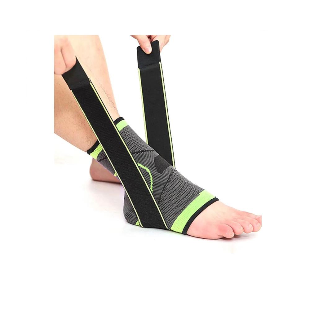 Par De Tobillera Deportiva Ajustable de Compresión con Soporte para Entrenamiento