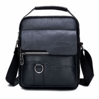 Morral Jeep Negro Grande 21x25 Bandolera Hombre Casual