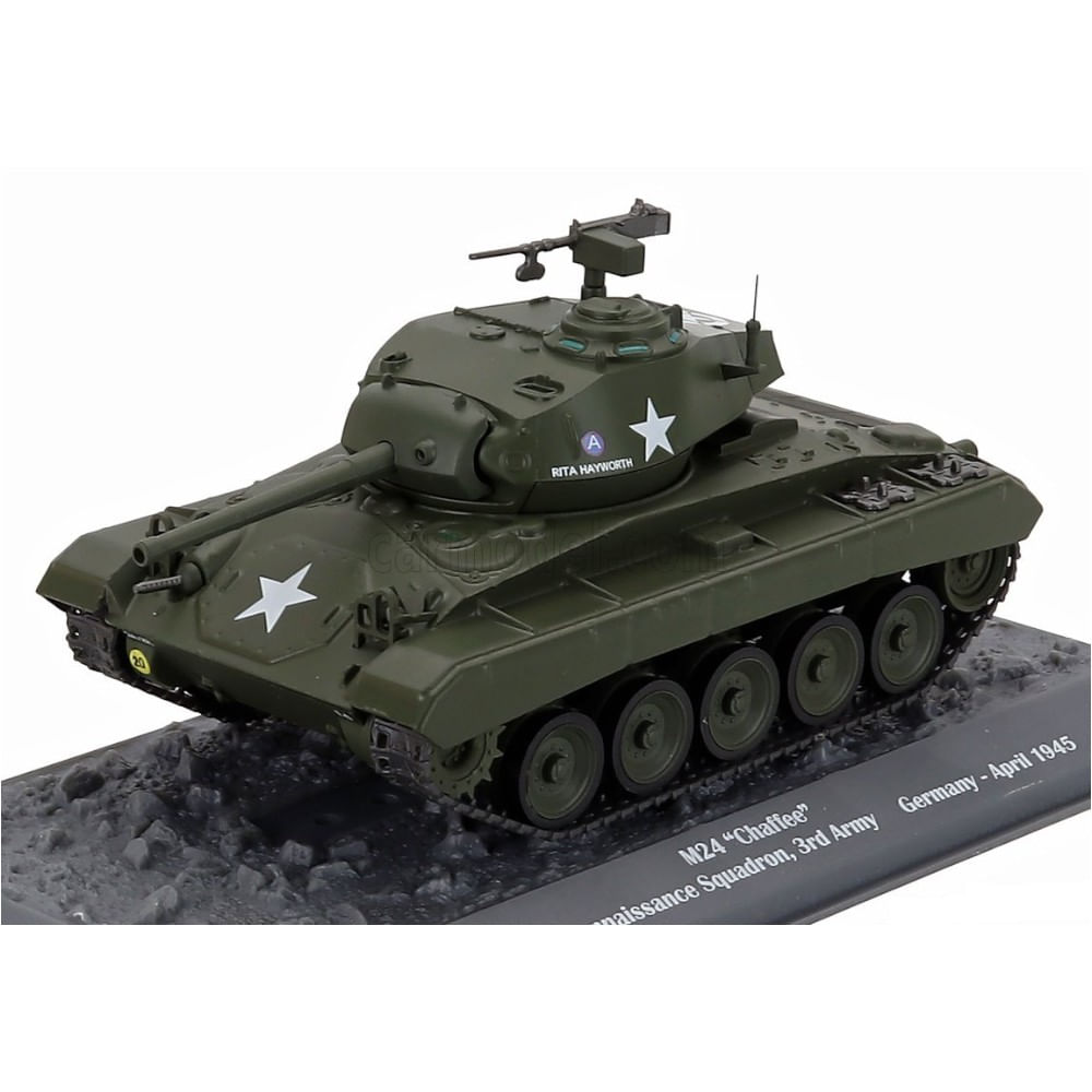 M24 Chaffee 2nd Cavalry Reconnaissance Squadron 3rd Army Germany April 1945. 1-43