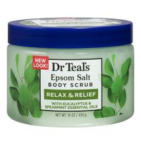 Exfoliante Corporal DR TEAL'S Eucalipto y Menta Frasco 454ml
