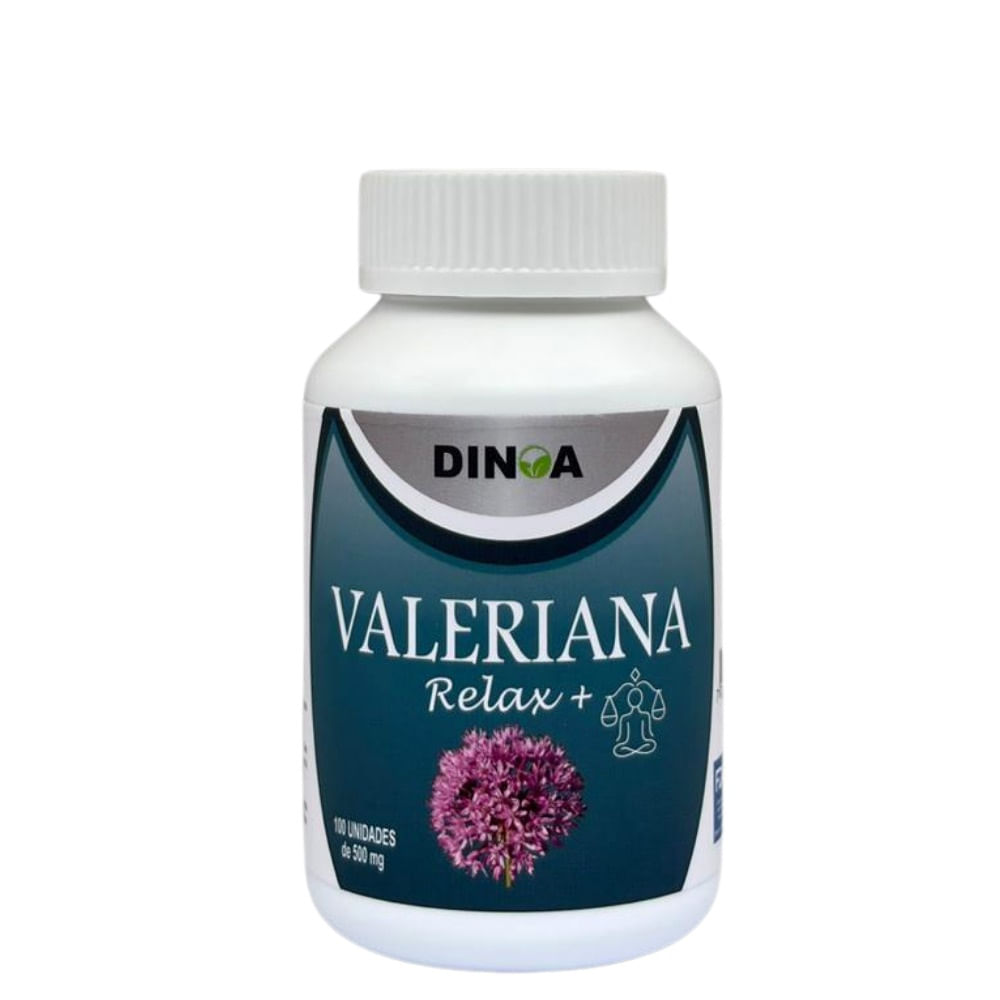 Valeriana Dinoa Cápsulas 100-Relajación Natural -Bienestar Emocional