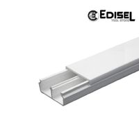 Canaleta Blanca 40x25 con Division PVC rigido EDILT-C40X25D