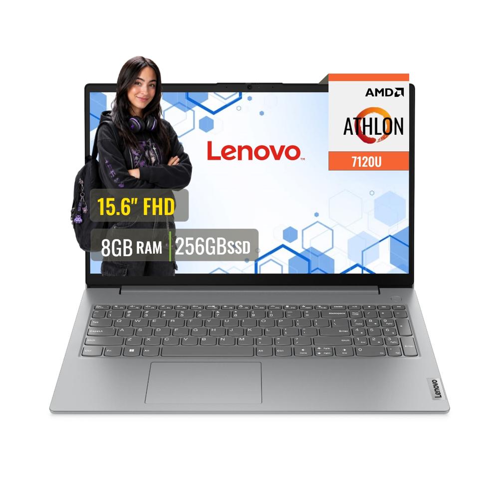 Laptop Lenovo V15 G4 AMN AMD Athlon 7120U 8GB RAM 256GB SSD 15.6 FHD FreeDOS 82YU00X5LM