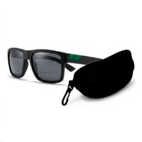 Quisviker Lentes de Sol Polarizados Negro Verde UV400 Unisex