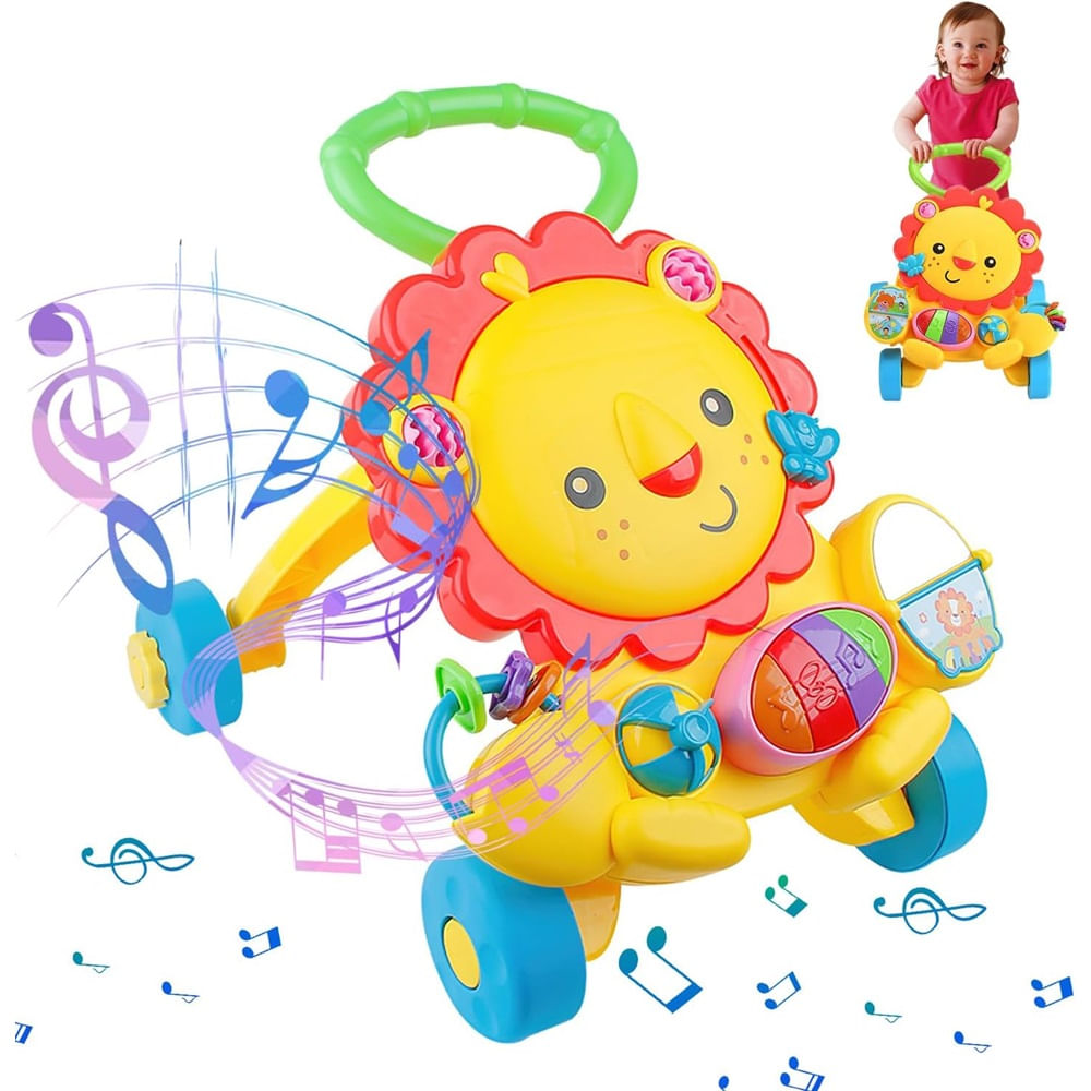 Caminador Andadera León Piano Musical para Bebes