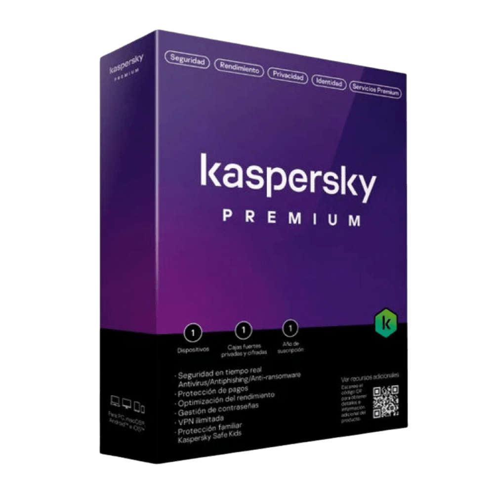 LICENCIA KASPERSKY PREMIUM 1PC 1Y
