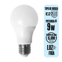 Foco LED con Sensor E27 9W Luz Fría Orange