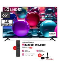 TELEVISOR LG 65 UHD 4K SMART TV THINQ AI 65UA7300PSB - Control Magic Thinq IA