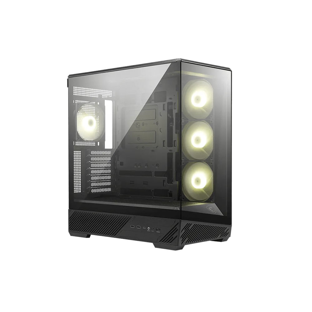 Case MSI MAG PANO 130R PZ BLACK Mid-Tower Soporta Mini-ITX Micro-ATX ATX