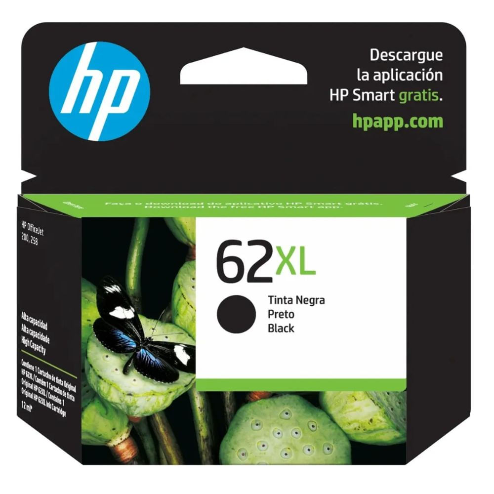TINTA HP 62XL Negro OfficeJet 200 Original