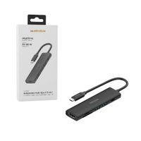 Adaptador HUB Tipo C 6 en 1 con HDMI 4k PD 100W 2 USB 3.0 SD/TF MOVISUN H601C