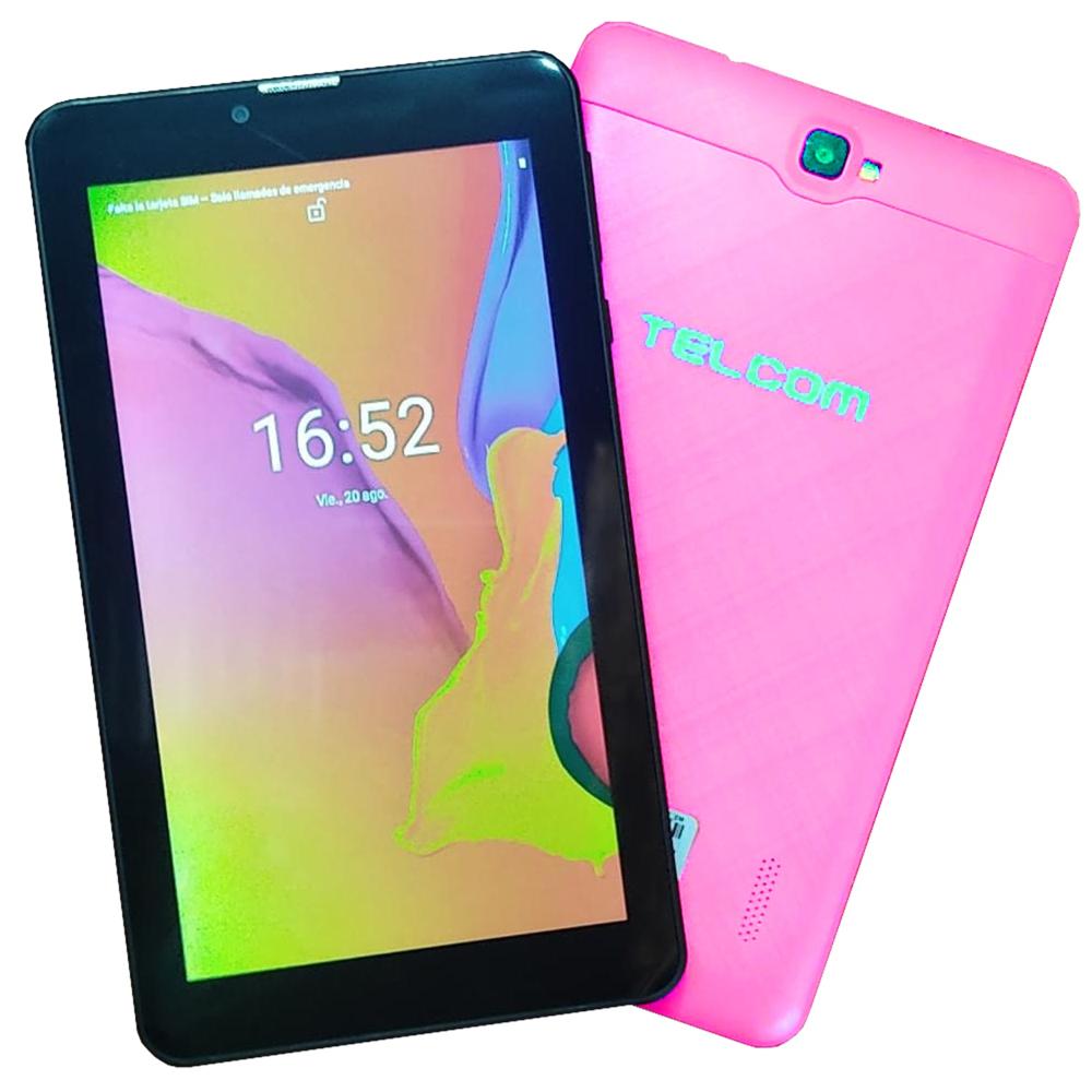 Tablet Telcom 7 Pulgadas con Teclado - 3G Quad Core 16GB-2GB RAM - Rosado