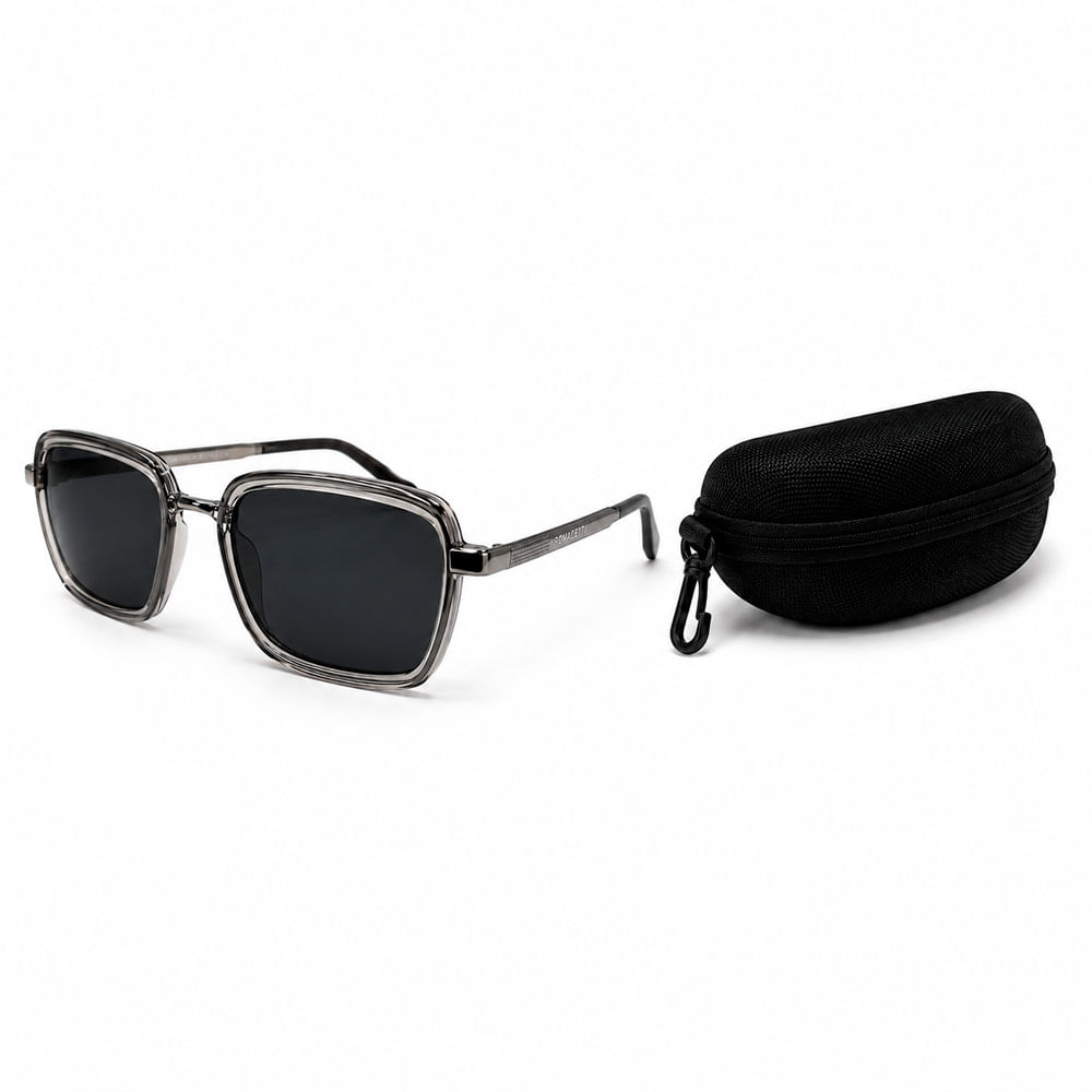 Lentes de Sol MBLens Polarizados UV400 Marco Gris Unisex