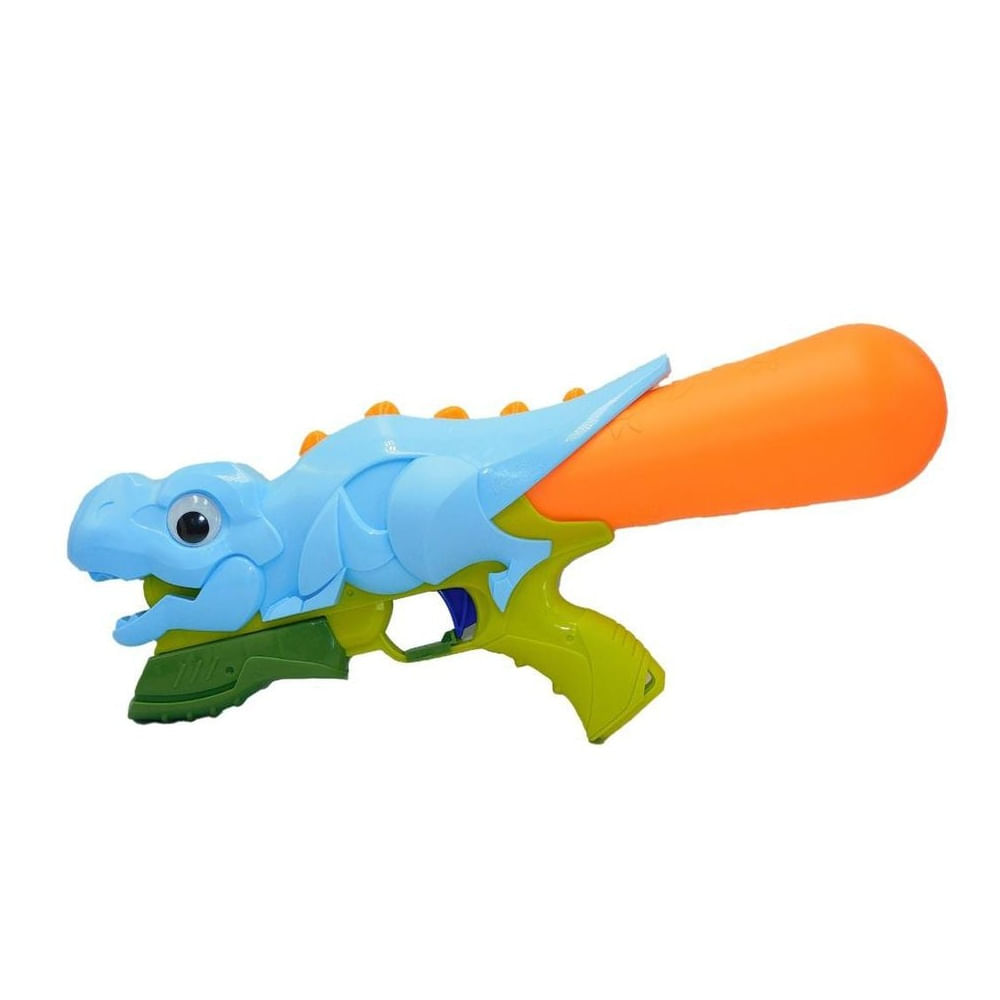 PISTOLA DE AGUA INFANTIL DINO CELESTE PARA NIÑO Celeste