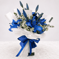 Ramo Alessia - Lirios azules