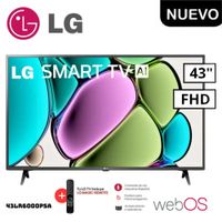 Televisor LG 43 SMART TV FHD LED 43LR6000PSA MAS Control Magic MR24GN