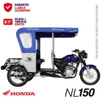 MOTOCARRO HONDA NL150 AZUL