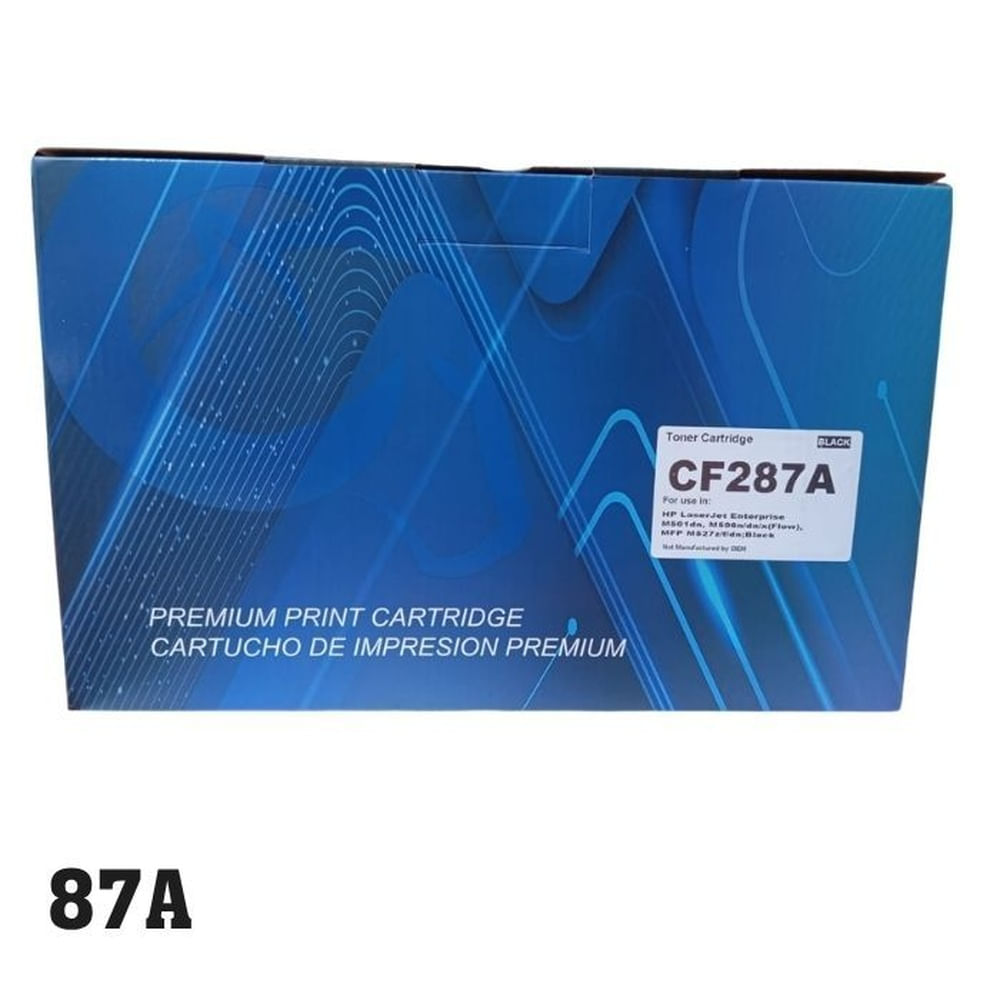 TONER COMPATIBLE HP 87A CF287A NEGRO