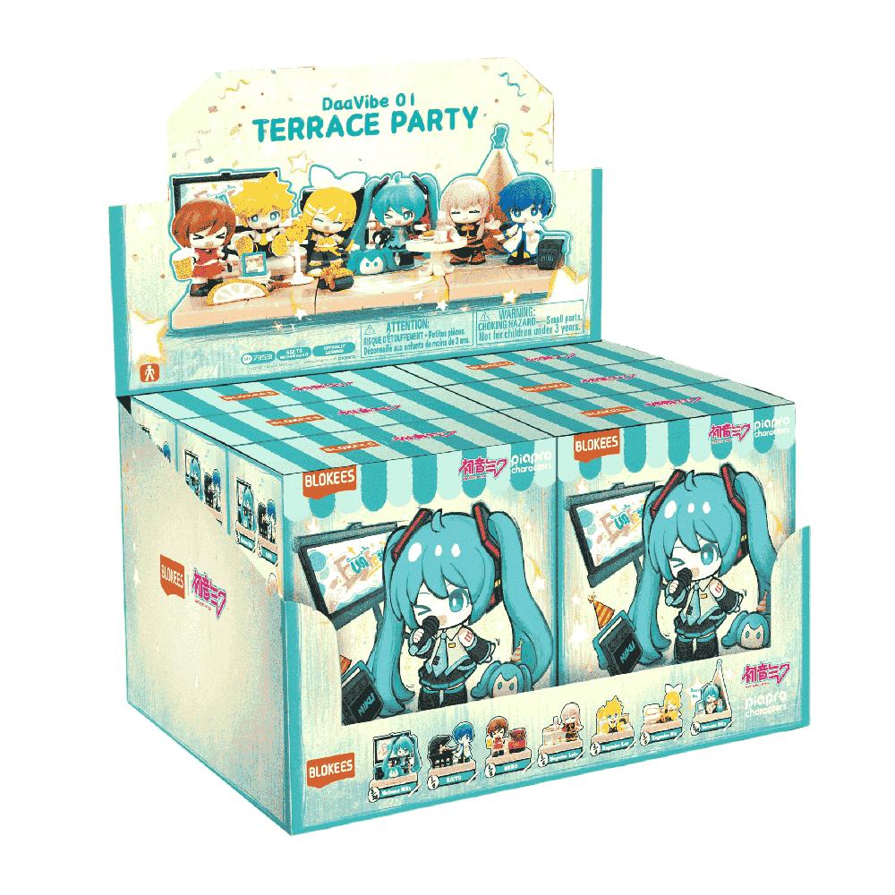 Blokees Kit de 6 Blind Boxes Hatsune Miku DaaVibe 01 Terrace Party Figuras Armables - 73531