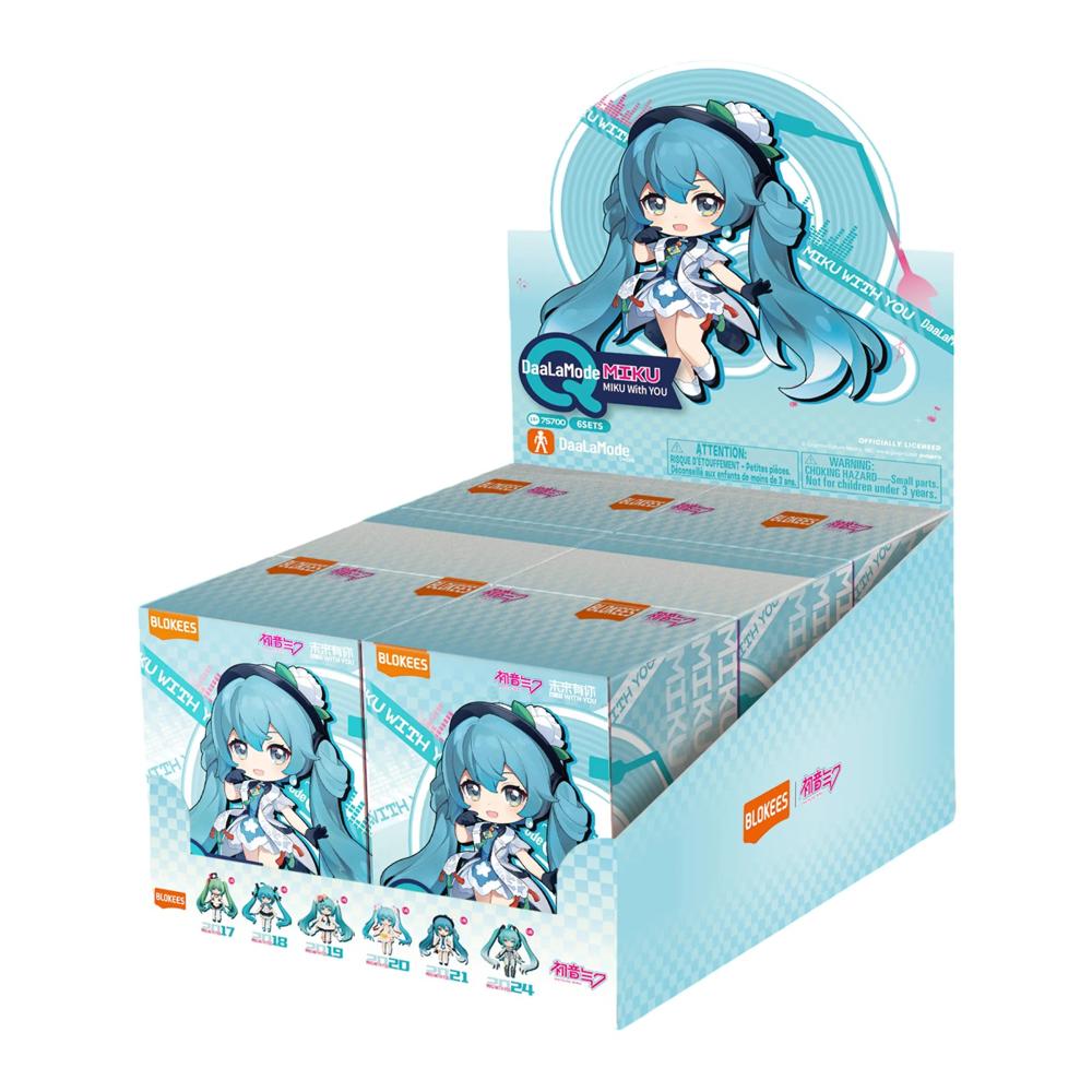 Blokees Kit de 6 Blind Boxes Hatsune Miku Fantastics Q Series Miku With You Armable - 75700