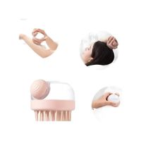 CEPILLO MASAJEADOR DISPENSADOR DE SHAMPOO PARA CABELLO