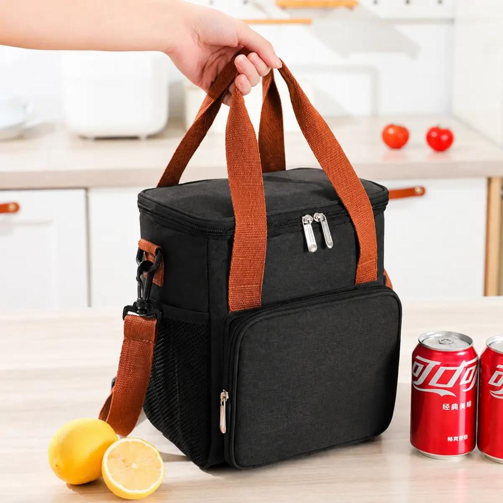 Bolso Lonchera Térmica Ajustable Believe Negro 756NE02