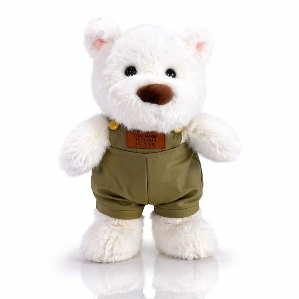 Oso Polar de Peluche Premium 38 cm Estilo Vintage Elegante
