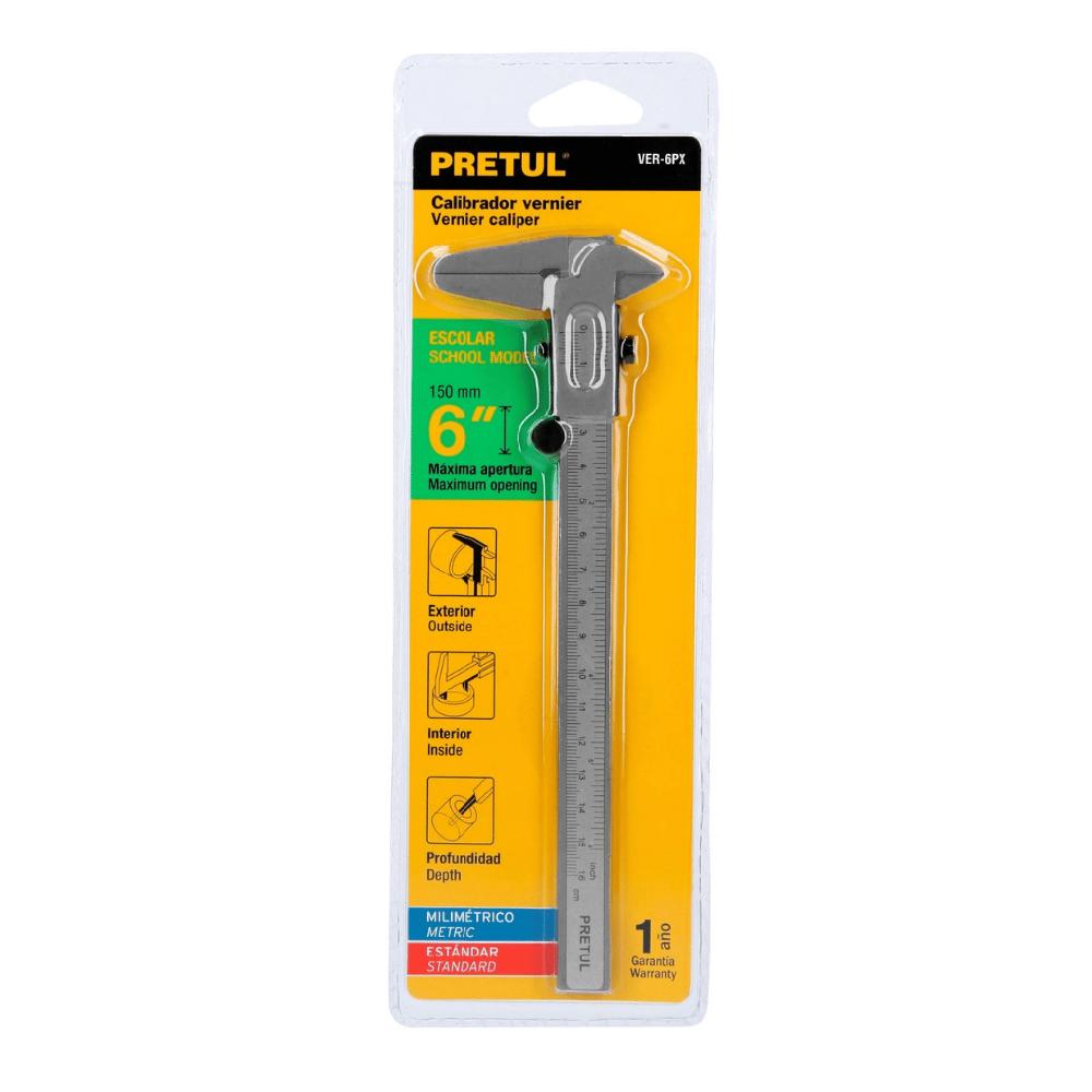 Calibrador Vernier Pie de Rey de 6 - 21455
