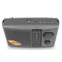 Radio AM FM Yuntel YKF 18BT USB BT Negro